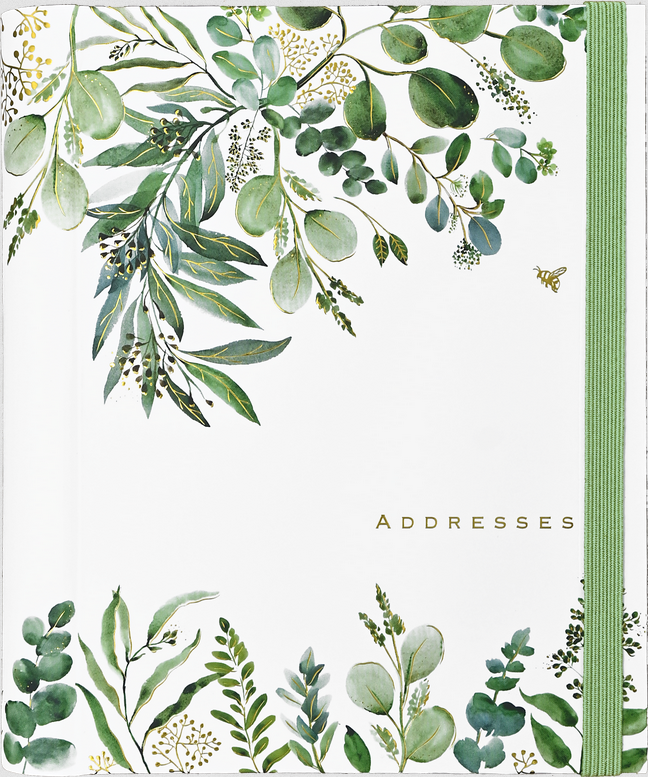 Address Book Large Eucalyptus