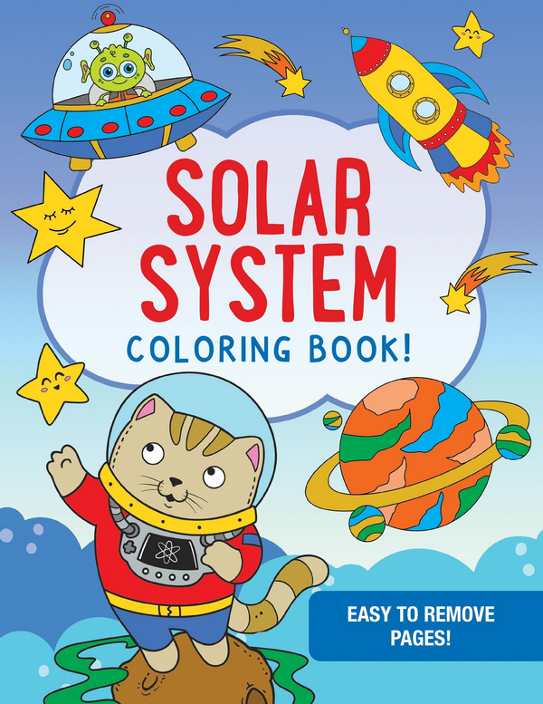 Livre de coloriage pour enfants Système solaire