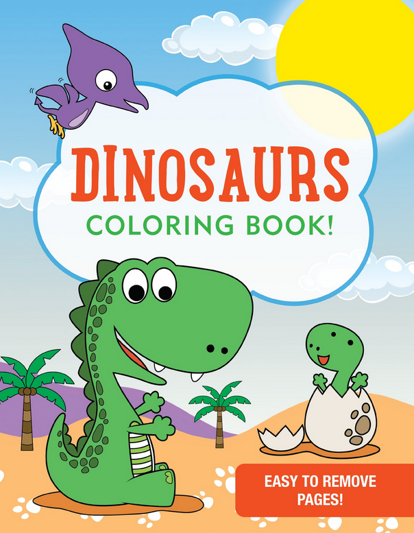 Livre de coloriage pour enfants Dinosaures