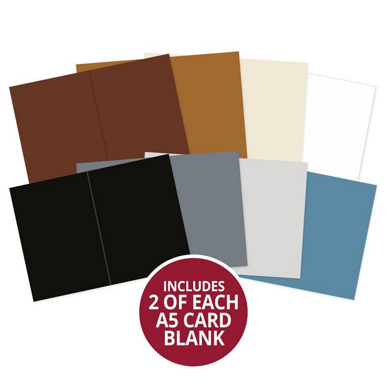 Hunkydory A5 Card Blanks & Envelopes Neutral 16-Pack