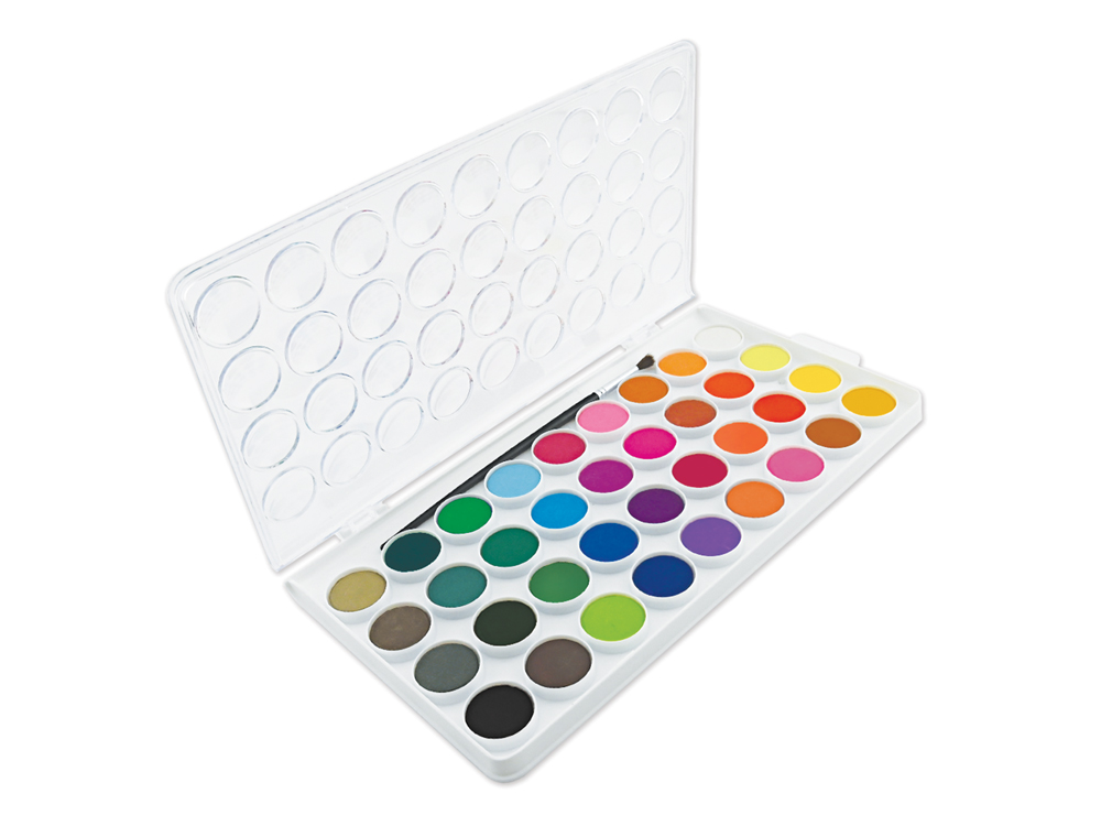 WATERCOLOUR 36SET W/BRUSH