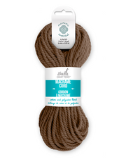 Cordon macramé 4 mm 22,86 m - Chocolat