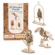 3D Wood Model Bundle Pack: Birds