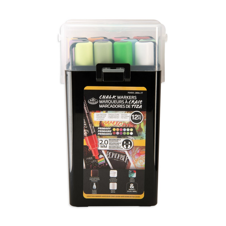 Chalk Markers 12pc Assorted