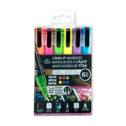 Chalk Markers 6pc Neon Set