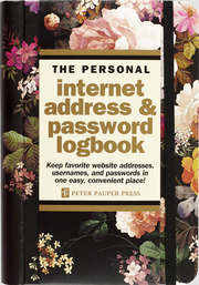 Carnet de bord Internet 4x5" Midnight Floral