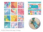 Pad 6x6" Prints 24pk Marbled