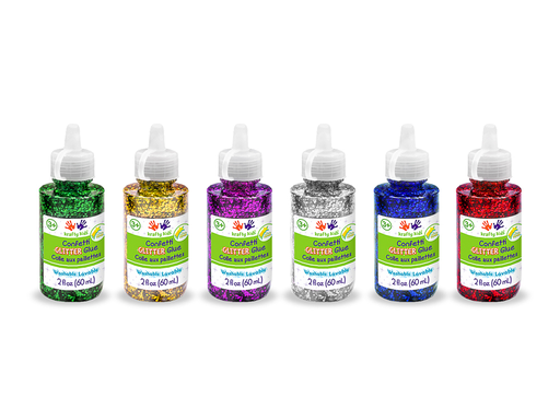 Glitter Glue 60ml Assorted Colours