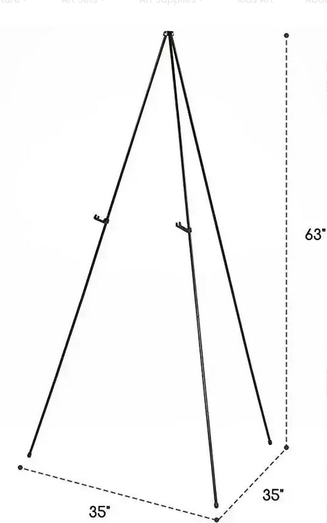 Metal Display Easel 63"