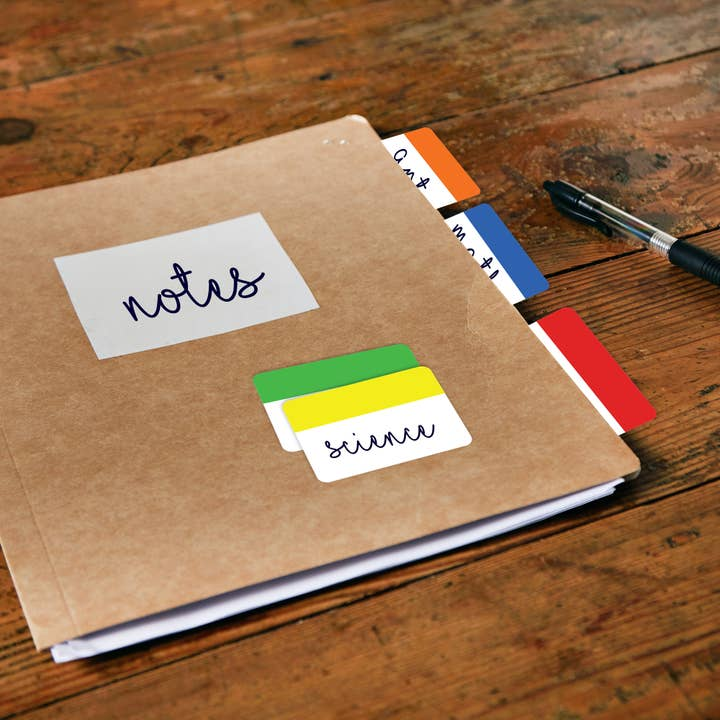 Filing Tabs Assorted Coloured
