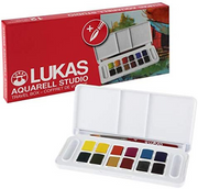 Lukas Aquarell Watercolour Travel 12 half-pan
