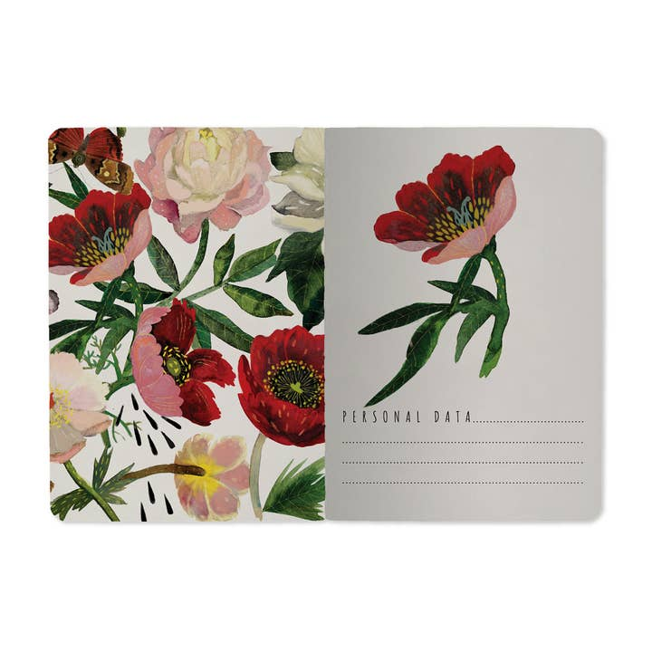 Bruno Visconti Peonies lined notebook, image 2