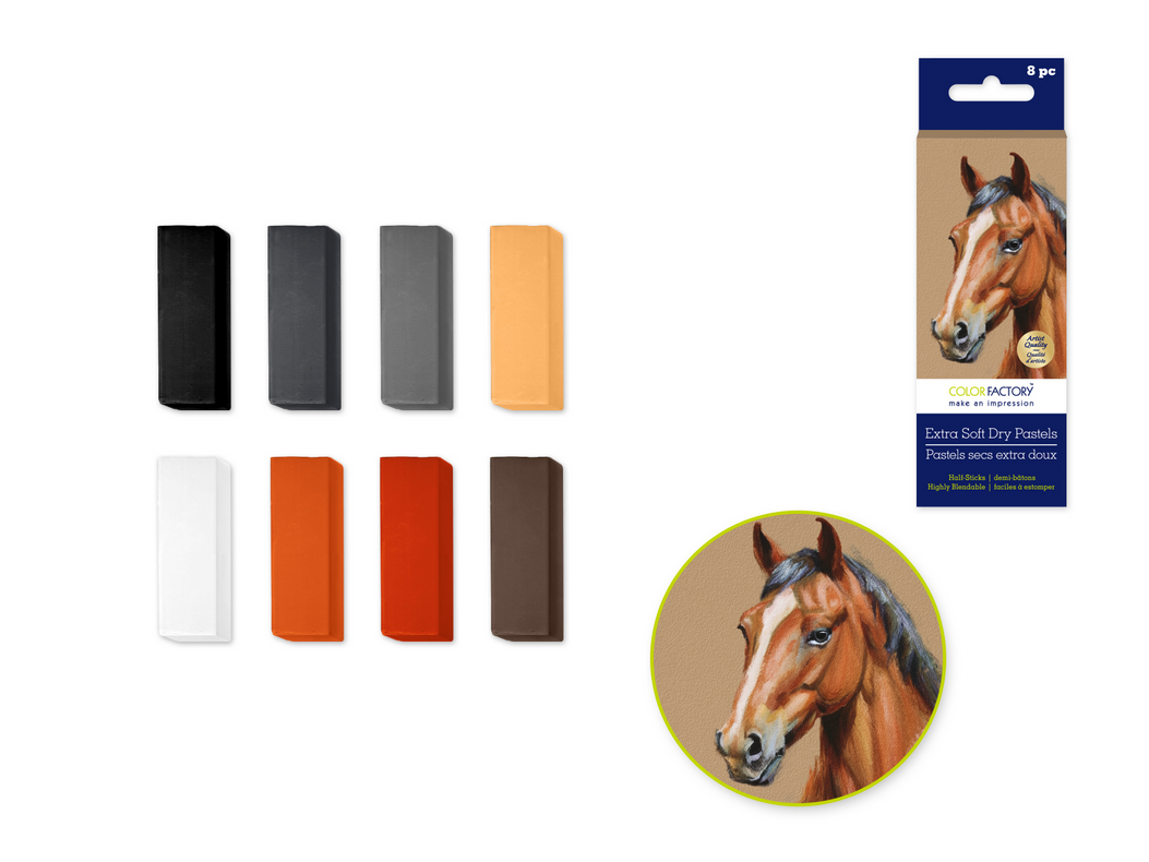 Extra Soft Dry Chalk Pastel 8pc Sets