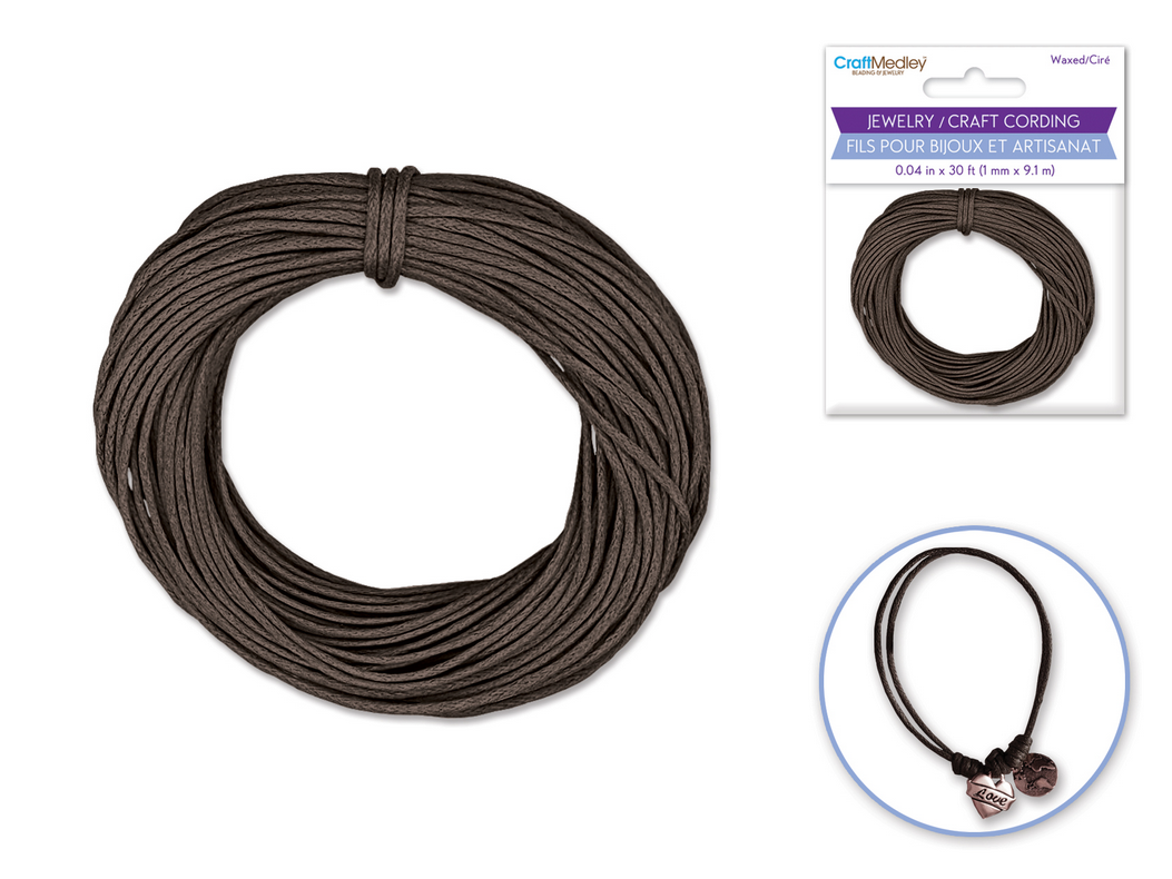 Jewelry Waxed Craft Cording