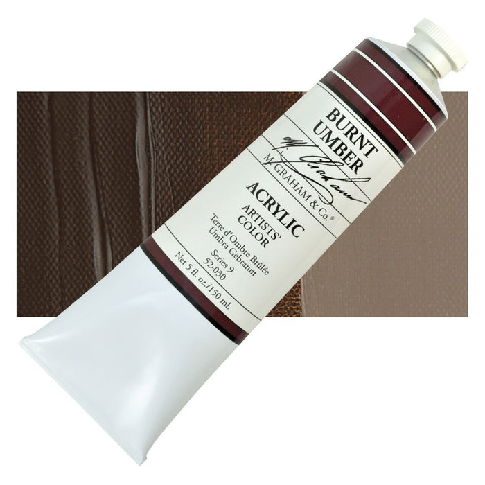 M. Graham Acrylic Burnt Umber 5oz tube