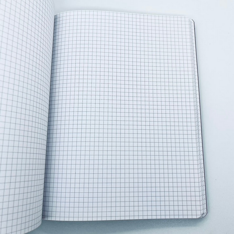 Stapled Notebook Graph 5x8