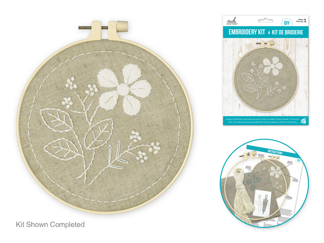 Embroidery Linen Kit -Petaloo