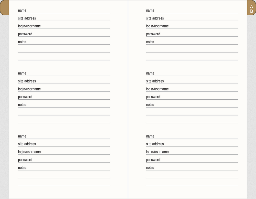 Internet Logbook 4x5 Lemons