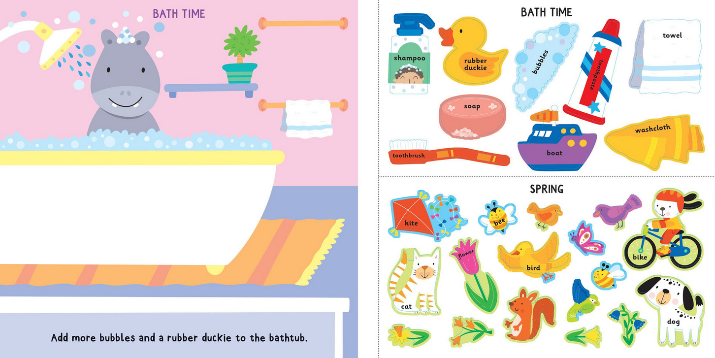 Sticker Book First Words
