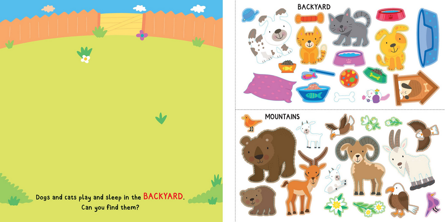 Sticker Book Animals