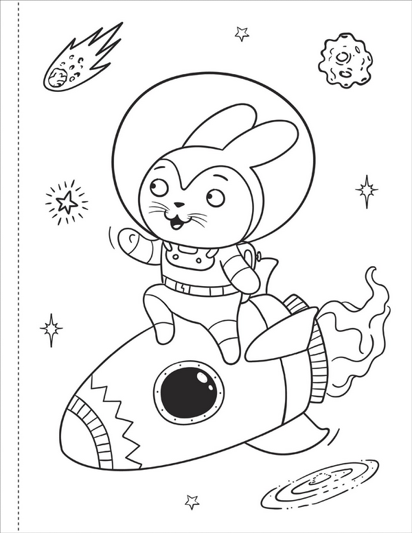 Livre de coloriage pour enfants Système solaire