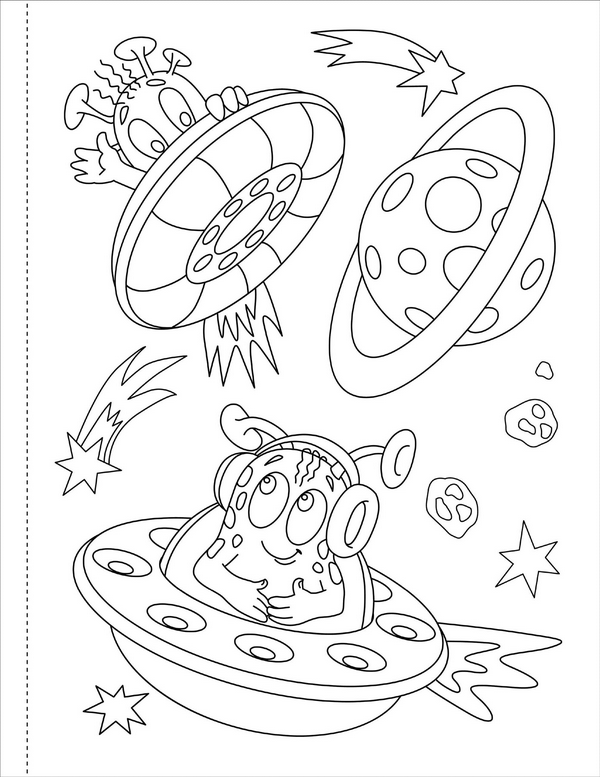 Livre de coloriage pour enfants Système solaire