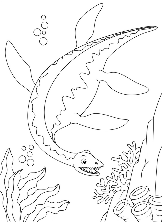 Livre de coloriage pour enfants Dinosaures