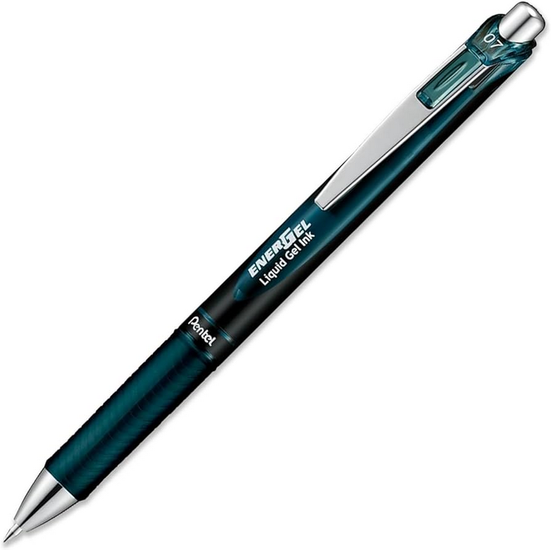 Pentel EnerGel Retractable Gel Pen - Indigo Black, 0.7mm