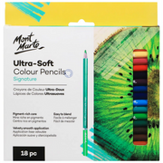 Crayons de couleur ultra-doux 18 pièces