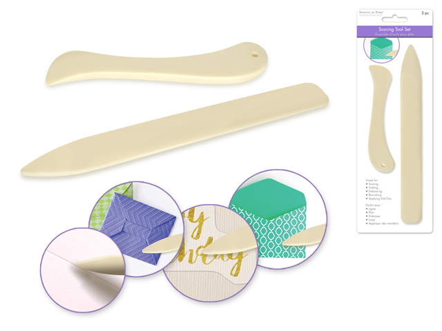 Outils de rainurage et de pliage, lot de 2