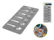 Palette 12 godets rectangulaire en aluminium
