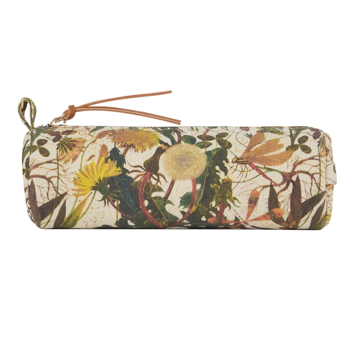 Bruno Visconti tubular canvas pencil case, Summer Greens, image 2
