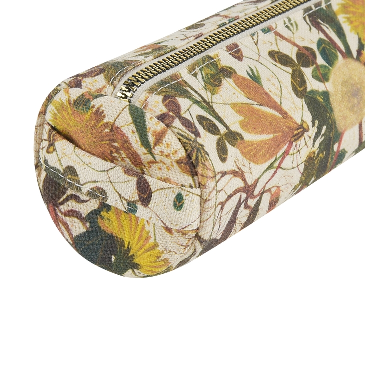 Bruno Visconti tubular canvas pencil case, Summer Greens, image 3
