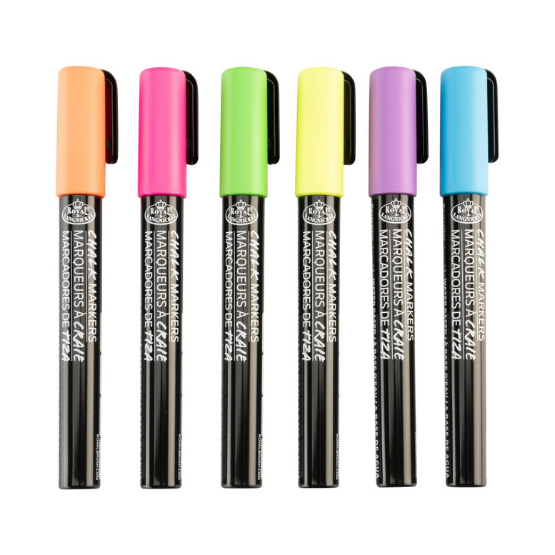 Chalk Markers 6pc Neon Set