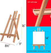 Chevalet de table en A 40,6 cm