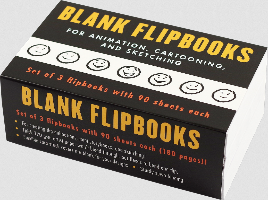 Blank Flipbooks 3pk