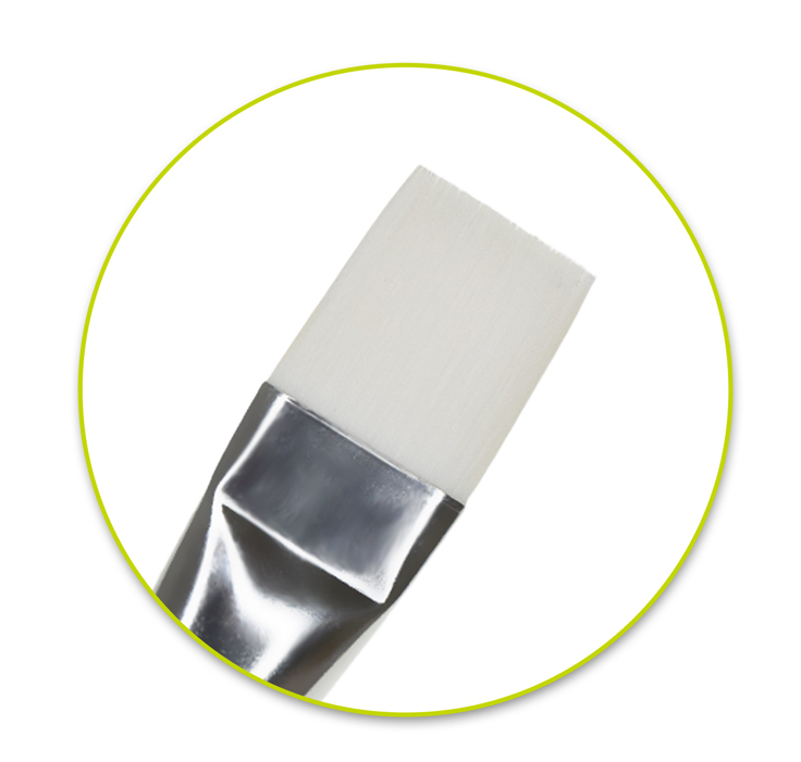 Brush 6 Set White Nylon Multi-2