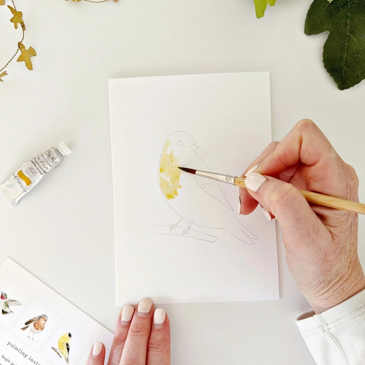 Watercolour Paintable Notecards by Emily Lex Studio