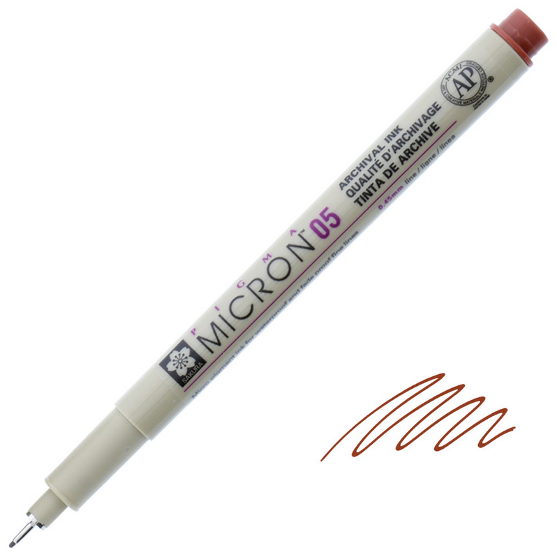 Pigma Micron Sakura à l'unité - Marrons