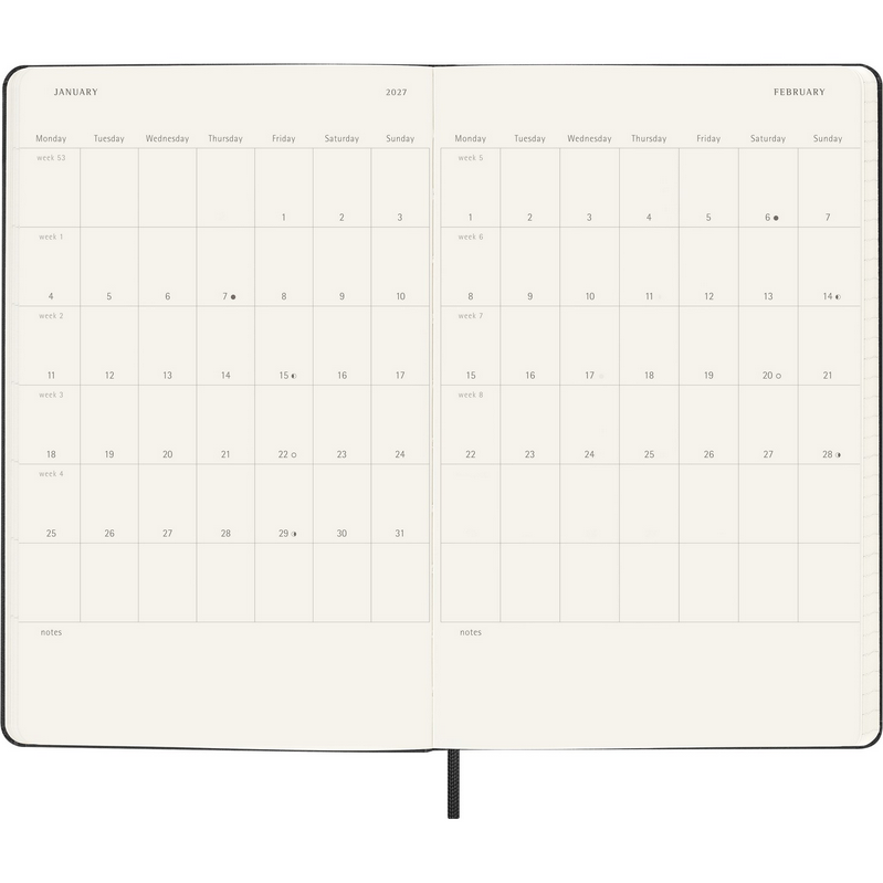 Moleskine 18-Month Daily Planner Hard Cover