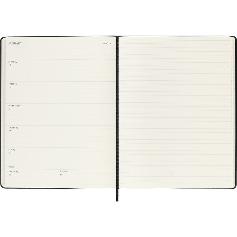 Moleskine 18-Months Weekly Planners Hard Cover