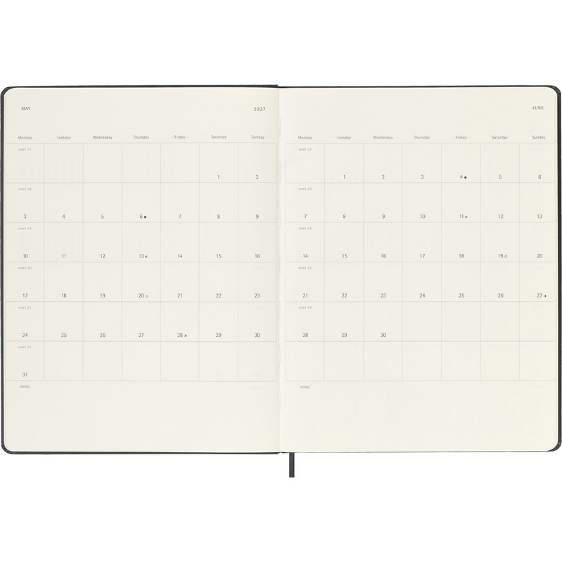 Moleskine 18-Months Weekly Planners Hard Cover