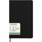 Agenda semainier 12 mois Moleskine, couverture rigide