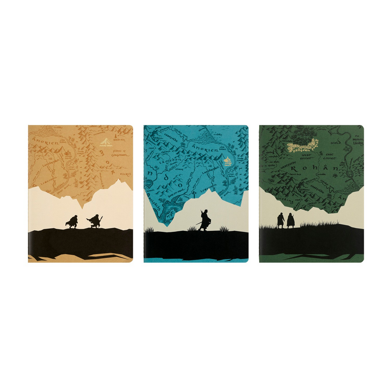 Moleskine Cahier XL Ruled 3pk- Lord of The Rings