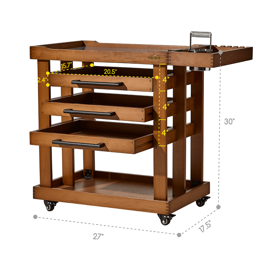 Meeden 5 Tier Taboret Storage Cart