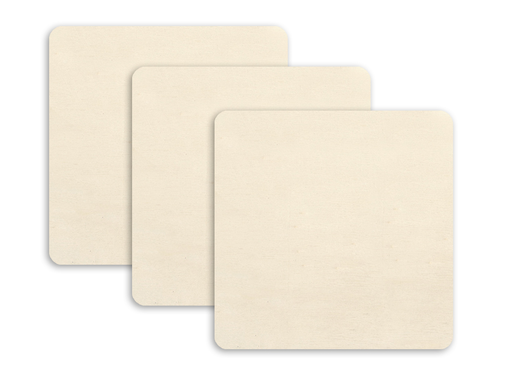 Wood Cut-Outs 3" -3pc