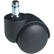 2" Roulette Double en Caoutchouc pour Tapis - Simple