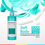 Meeden Acrylic Soft Body Paints / 250mL Bottles