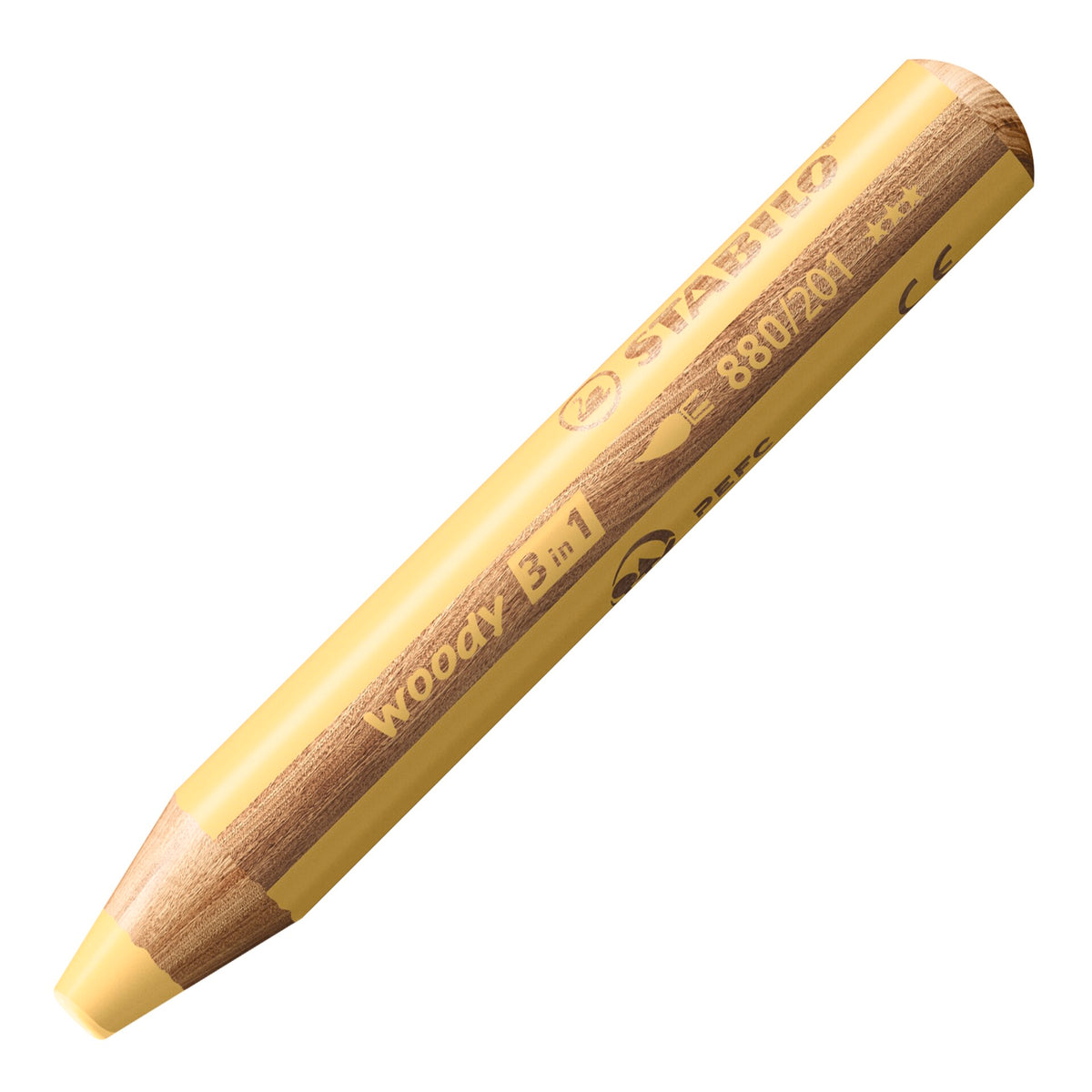 STABILO woody 3-in-1 pencil — Pastel Yellow