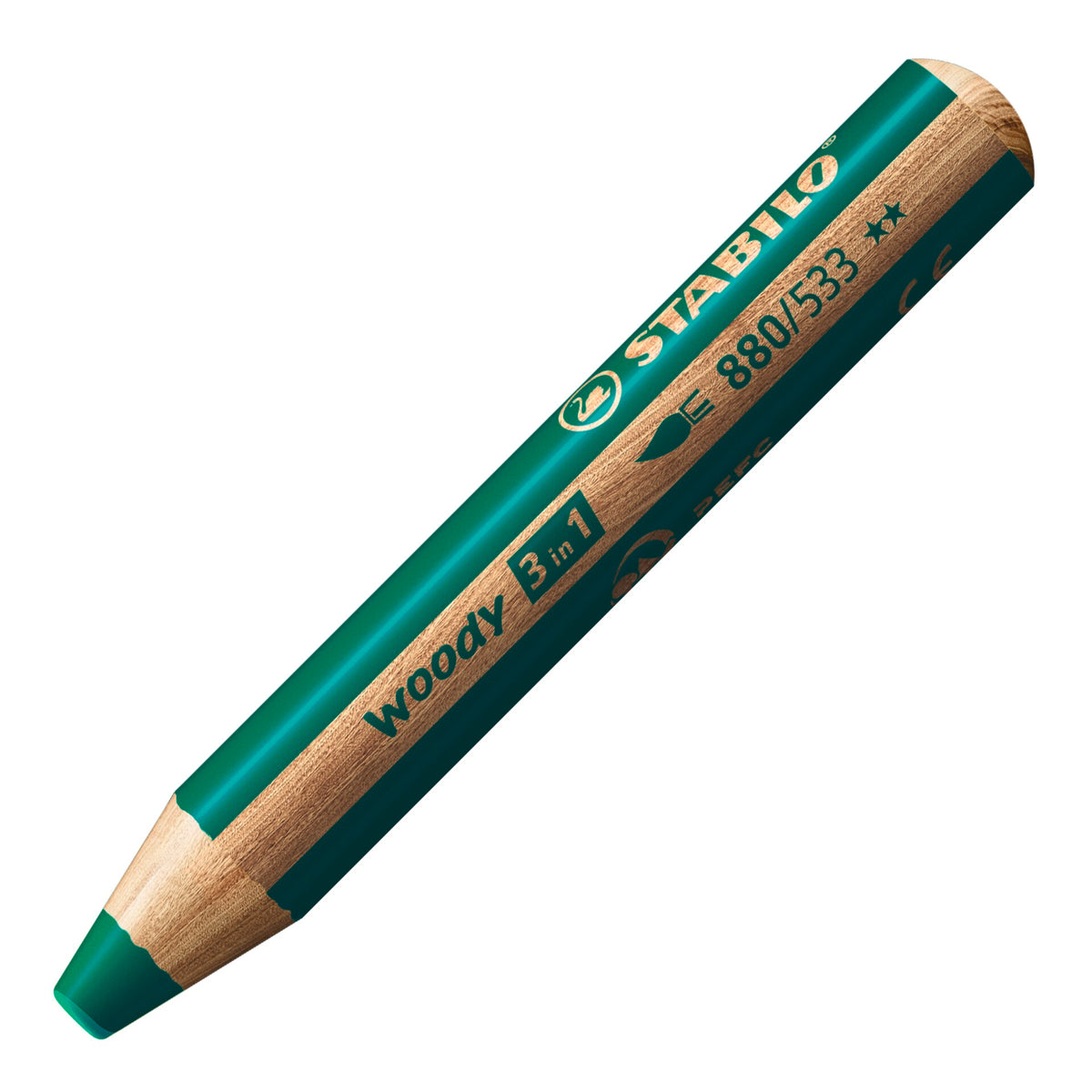 STABILO woody 3-in-1 pencil — Dark Green